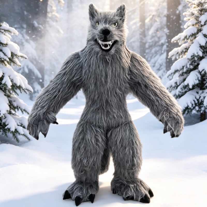 Suits - Giant Inflatable Grey Wolf Mascot Costume