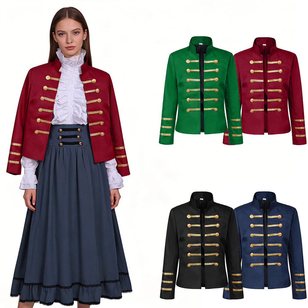 Jackets - Medieval Court Style Double Breasted Retro