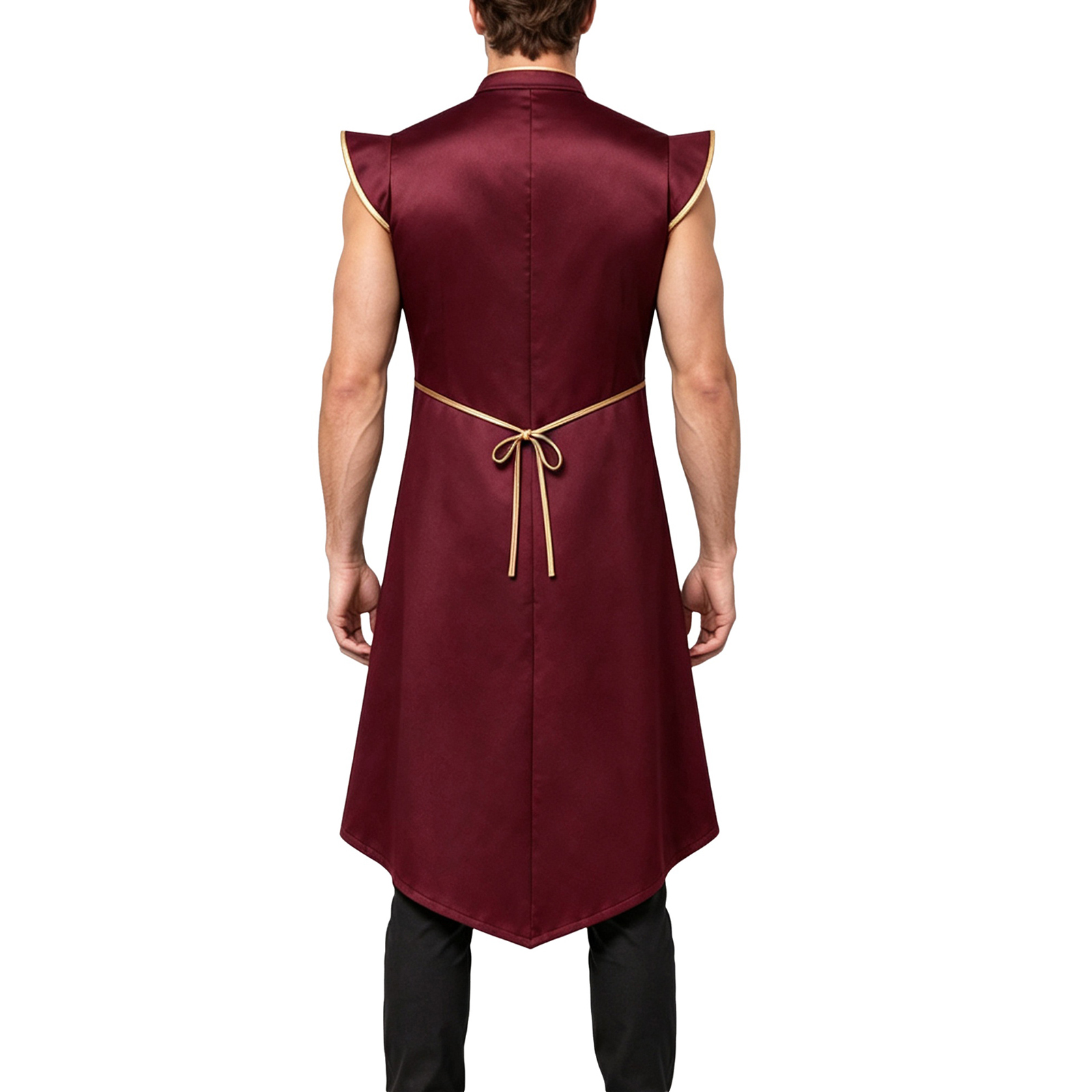 Men Medieval Long Vest Cap Sle - đánh giá và giá Jackets