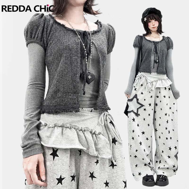REDDACHiC Puff Sleeve Cardigan - đánh giá và giá T-Shirts