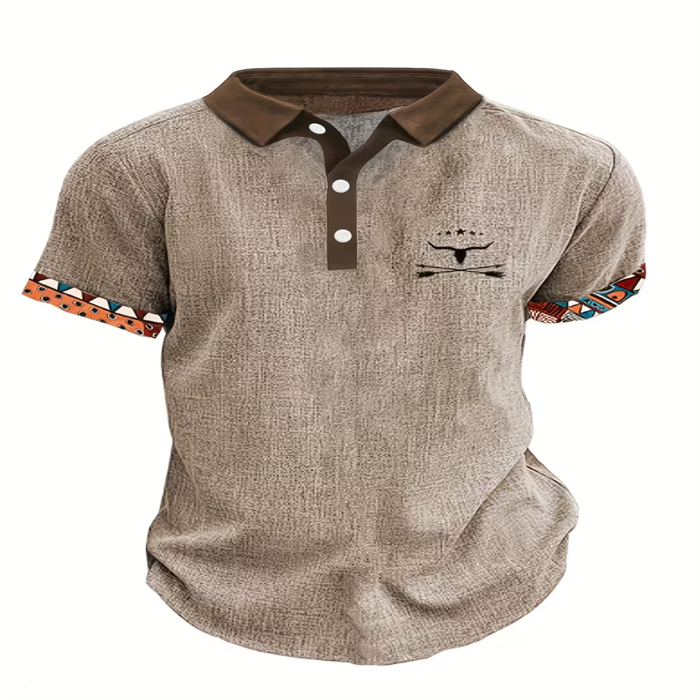 Men's Short Sleeve Polo Shirt  - đánh giá và giá Vintage Hawaiian Floral Shirt